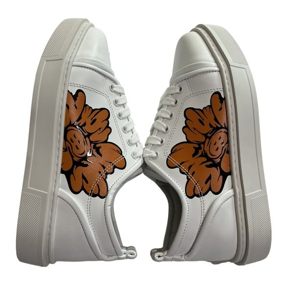 Christian Louboutin x Shun Sudo Adolon Donna Button Flower Sneakers in White - Picture 1 of 9